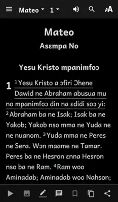 Nkwa Asɛm (Asante Twi Bible) android App screenshot 1